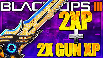 DOUBLE XP + DOUBLE WEAPON XP in Black Ops 3! LEVEL UP EVERYTHING SUPER FAST BO3!