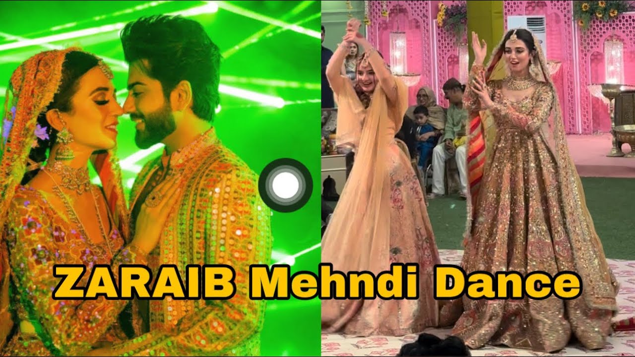 Zaraib ki mehndi or unka dance performance | Full Event Coverage 😍
