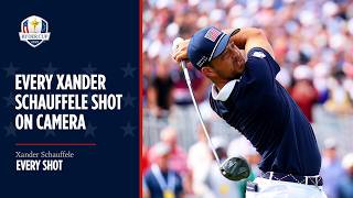 Every Xander Schauffele Shot On Camera | 2025 Ryder Cup