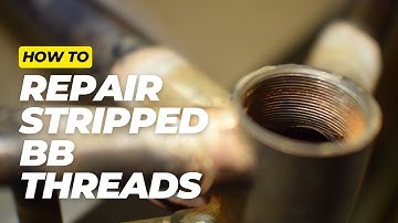 Watch how we Rescue this Beloved Classic Bike frame with Stripped bottom bracket Threads