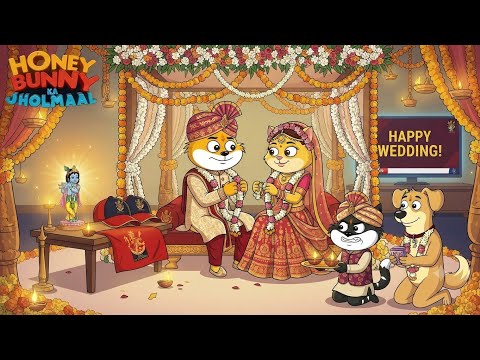 Hunny Bunny ने किया शादी | Hunny Bunny Jholmaal Cartoon For Kids | Moral Stories In Hindi | Kahani