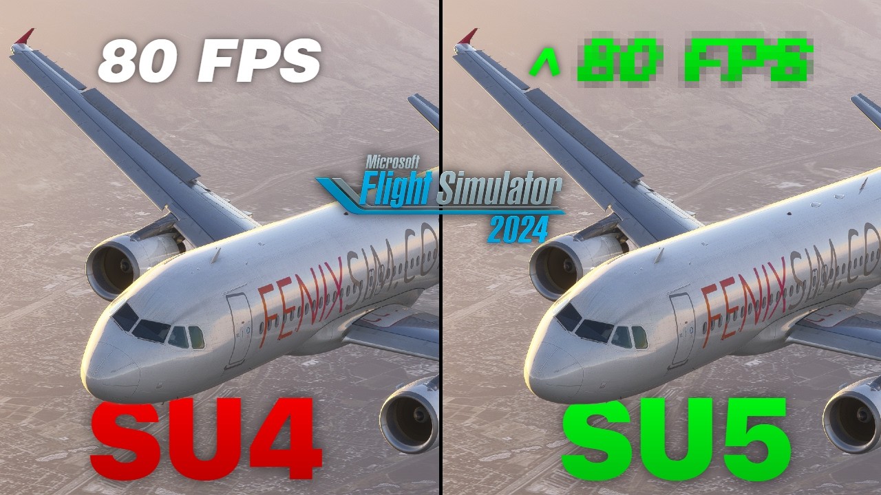 MSFS 2024 – SU4 vs SU5 Beta Performance Comparison! | SU5 is SHOCKING...