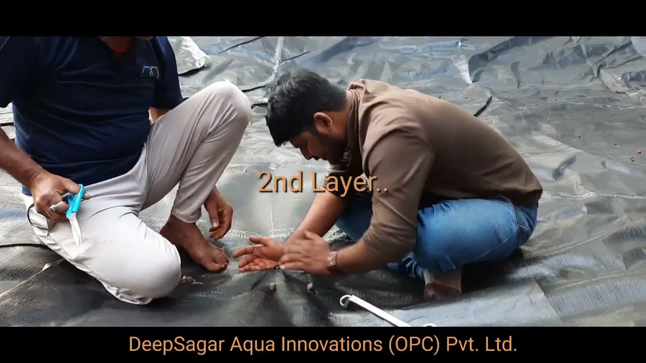 H.D.P.E Pond Liner Installation....