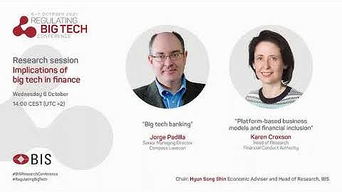 Implications of big tech in finance | Regulating big tech conference
