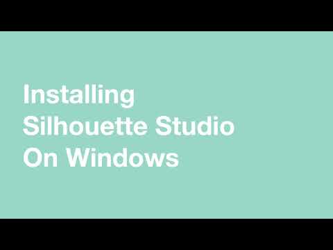 Installing Silhouette Studio® on Windows