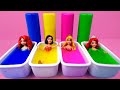 Satisfying Video l How to make Rainbow Glitter Lollipop Candy with Play Doh Slime Cutting ASMR #07