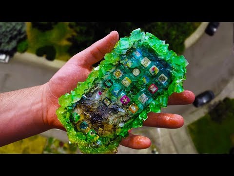 iPhone X Sugar Crystal (Rock Candy) 100 FT Drop Test! Will It Survive?