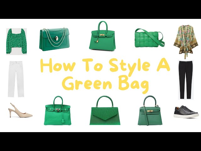 9 Best Green Bag ideas  green bag outfit, green bag, fashion