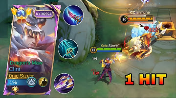 NEW META CLINT 1 HIT BRUTAL DMG BUILD 2025! (Recommended Build)! Build Top Global  Clint 2025 - MLBB