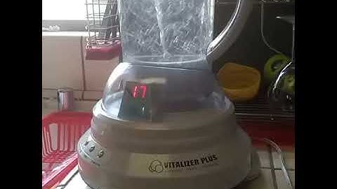 Vitalizer Plus water restructuring.