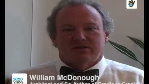 William McDonough, Architect and Author, on Cradle to Cradle Part 1