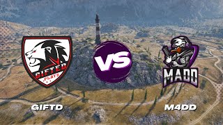 World of Tanks Advance GIFTD vs M4DD #513