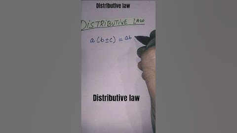 Distributive law # distribative law short videos #maths2bcirclesums #maths #mathematicclass
