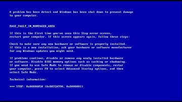 How to fix STOP 0x00000050 PAGE_FAULT_IN_NONPAGED_AREA