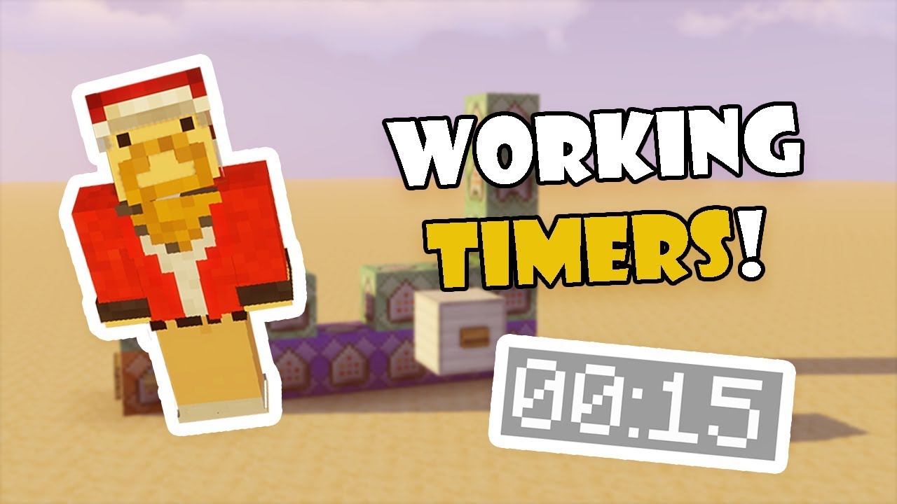 [Simple] Timer (IMPORTANT FOR MAKING CARD) |  Minecraft 1.13-1.18.1