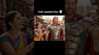 Hulk roast thor 😂 #hulk # funny # thor # ai # avengers # like # viral