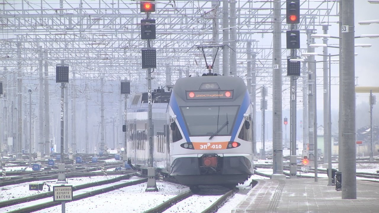 Завершилась электрификация участка железной дороги Калинковичи ...