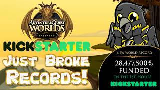 This Just Broke A WORLD Record! Everything You Need To Know About The AQW Infinity Kickstarter!