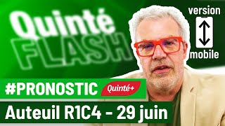 Quinté Flash - Auteuil, Prix de Chantilly (R1C4 du 29 juin 2021 - mobile)