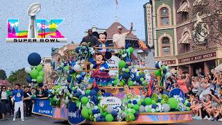 Seattle Seahawks At Disneyland  Sam Darnold And Kenneth Walker Iii Victory Parade  Super Bowl Lx