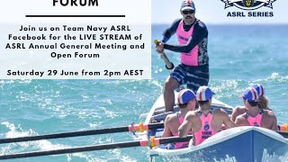 2019 ASRL AGM AND FORUM