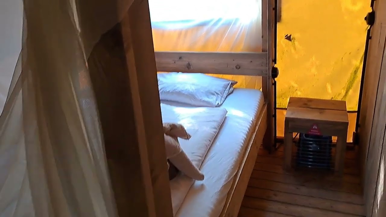 Zeltlodge im Serengeti-Park, Zeltlodge direkt am See, Safari Urlaub in Deutschland, Hodenhagen