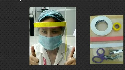 PPE Face shield in 3 minutes