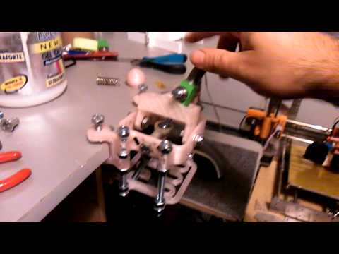 3D Printed sim shifter mechanics