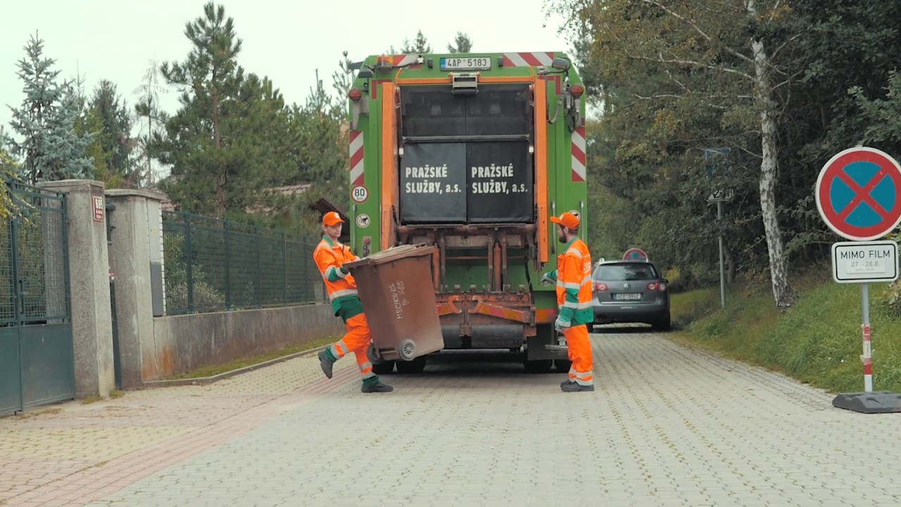 Svoz bioodpadu v Praze