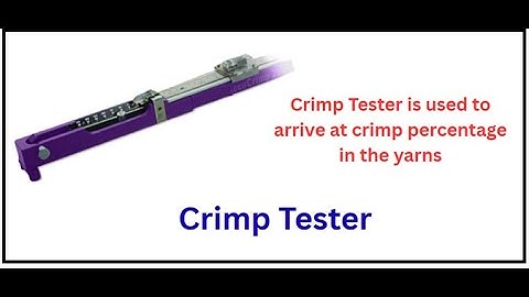 Product Video of Crimp Tester|Q-Test