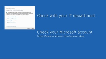 Finding a lost Bitlocker Recovery Key
