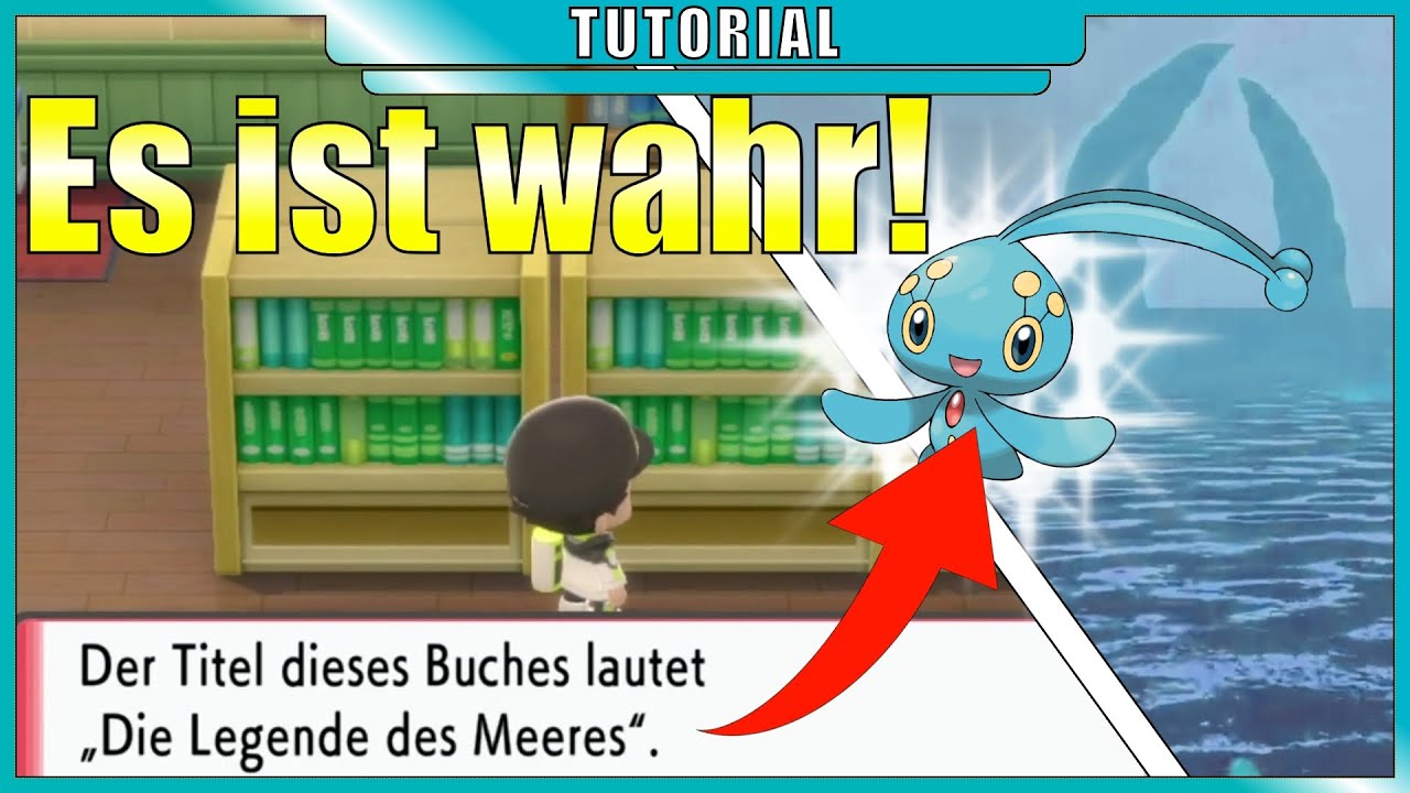 Pokemon Arceus Die Legende Des Meeres MANAPHY in Pokemon Legenden Arceus! Die Legende des Meeres - YouTube