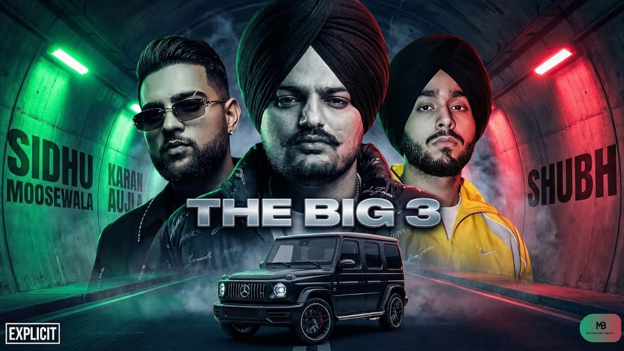 THE BIG 3 – Dark Trap Night Drive Mashup | Sidhu Moosewala × Karan Aujla × Shubh