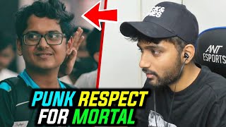 Punk - why Mortal is everyone Idol😱 l Punk respect for Mortal😍