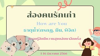 ส่องคนรักเก่า How are You ธาตุน้ำ(กรกฎ, มีน, พิจิก) 1-16 ธค 66 ความรู้สึกมีความสุขกลับมาอีกครั้ง