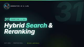 31. Hybrid Search & Reranking | Generative AI & LLMs Course (Covers NVIDIA NCP-GENL)