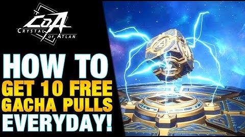 How To Get 10 FREE GACHA PULLS Everyday! | Crystal of Atlan PS5 Gameplay #CoA #Crystalofatlan