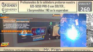 Profesionales de la soldadura probaron nuestra GZE-5050 PRO-S con SOLTER… y NO se lo esperaban.