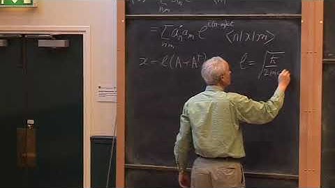 Oxford   Lecture 09 Dynamics of Oscillators and the Anharmonic Oscillator