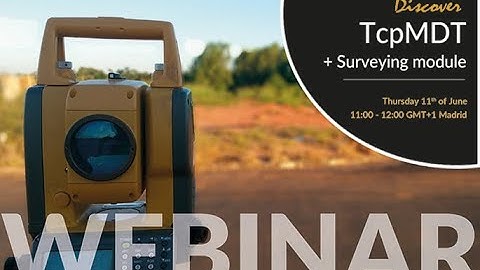 Discover TcpMDT & Surveying Module