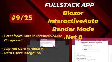 Part 9 of 25 - Complete Fullstack Course Project with Blazor InteractiveAuto Render Mode in .Net 8