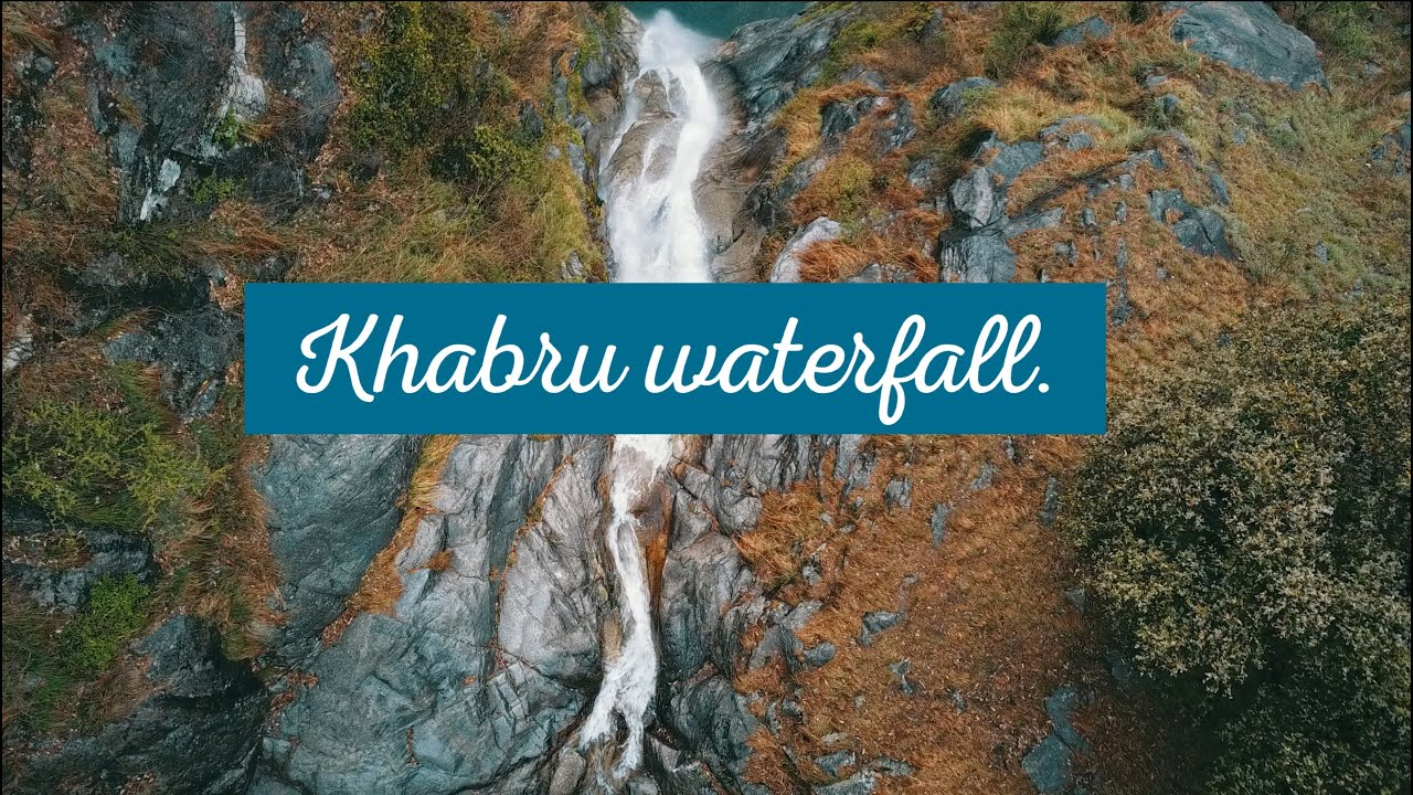 [HD] Khabru waterfall | Drone view | Boh valley trek | Above Waterfall?