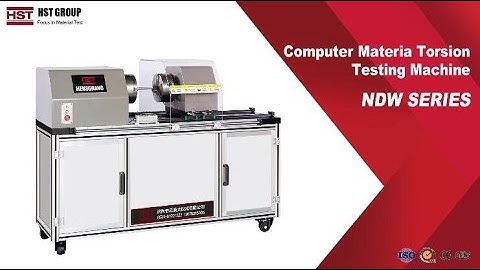 HST Computer Control Material Torsion/Torque Testing Machine