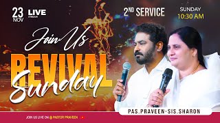 Sunday Blessed Service 2nd Service II 23 - Nov - 25 II #online #calvarypromiseland  #pastorpraveen