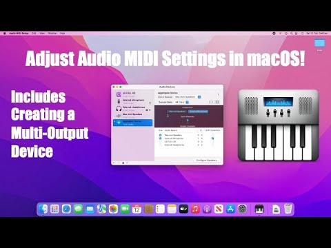 Video: Kde je nastavení Audio MIDI na Macu?