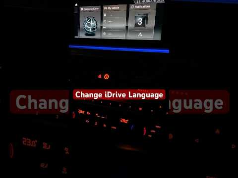 How cu Change the Language in BMW 5 Series iDrive Infotainment System #bmwcoding #bmw #rocarcoding