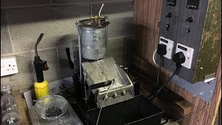 Homemade Lead Shot Maker Mk2 Start up and running