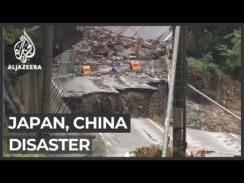 China, Japan hit by devastating floods, mudslides