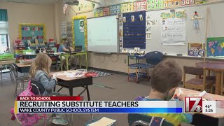 WCPSS recruiting substitute teachers amid pandemic