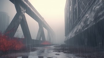 Ｔｈｅ　Ｂｒｉｄｇｅ | 3 Hours Ambient with Rain Sounds (Autumn Ambience Dystopia)